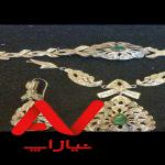 سرویس نقره جواهر دست ساز