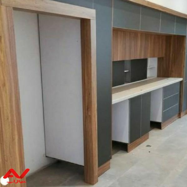 اجرای کابینت و کمد دیواری با mdf با طراحی روز دنیا