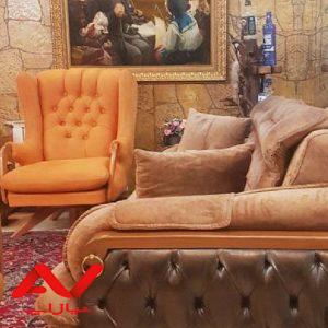 مبل و کاناپه چستر در حد آکبند مکانیزه نانو