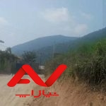 زمین با ویو ابدی و دو کیلومتری جاده اصلی شمال