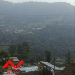 زمین با ویو ابدی و دو کیلومتری جاده اصلی شمال