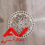 کفی چوبی دایره طرحدار
