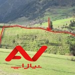 *باغ 10000 متری کنار رود روستا *شمال گیلان *