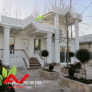 ویلا شیک و مدرن در بهترین منطقه مازندران ،نما رومی