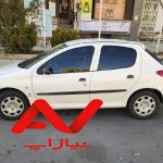 پژو 206 تیپ 2 سفید 97