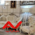 مبل سلطنتی دسته چوبی