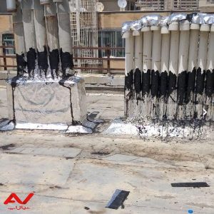 نصب ایزوگام وآسفالت وقیرگونی باچک بلندمدت