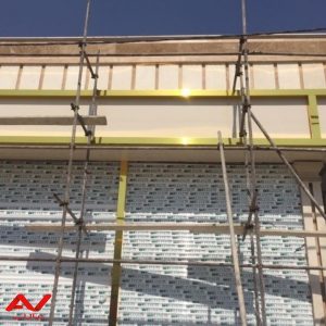 سایبان برقی کرکره برقی کامپوزیت دوربین