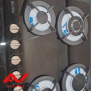 اجاق گاز ۴ شعله شیشه ای وارداتی سرشعله ساباف ایتالیا